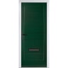 Monza Solid Green No Glass 890 x 2090mm Right Hand
