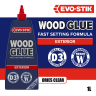 Evo-Stik Resin 'W' Weatherproof Wood Adhesive 1L White
