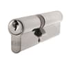 Eurospec Offset 5 Pin Euro Double Cylinder 100mm Satin Chrome