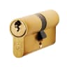 Eurospec 5 Pin Euro Double Cylinder Lock 70mm Satin Brass