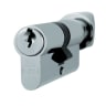 Eurospec Euro Cylinder and Turn Lock (Economy) 60mm Nickel Plated