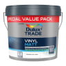 Dulux Trade Vinyl Matt Paint 7.5L Pure Brilliant White