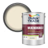 Dulux Trade Weathershield Smooth Masonry Paint 5L Gardenia