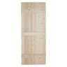 Heritage V Grooved Pine Ledged Door 1981 x 610mm