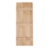 Heritage V Grooved Select Rustic Oak Ledged Door 1981 x 686mm