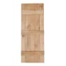Heritage Select Rustic Bead & Butt Custom Sized Oak Ledged Door