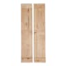 Heritage Oak Bi-Fold Rustic Custom Sized Doors