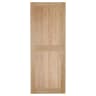 Heritage Internal Frame Ledge Solid Oak Door Bead & Butt Custom Sized Door