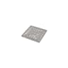 Hepworth Square Gully Grid Alloy 150 x 150mm Grey