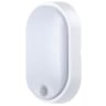 Luceco Eco Outdoor Oval LED Bulkhead Light & PIR Sensor 10W 700lm