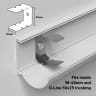 D-Line Safe-D U-Clips 40mm Pack of 50