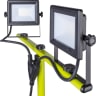 Luceco Eco Worklight Tripod Twin 20W Heads