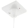 BG 800 Series 50A Pull Cord Ceiling Shower Switch Double Pole White