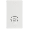 BG 800 Series Shaver Socket Round Edges Dual 115/240V White Moulded
