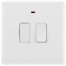 BG 800 Series Switched Fuse Connection Unit with LED Round Edge White