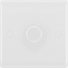 BG 800 Series Single Wall Dimmer Switch White Moulded Round Edge