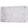 BG 800 Series Double Surface Pattress Box 32mm Round Edge White