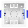 BG 900 Series Single Dry Lining Box 35mm Square Edge White