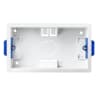 BG 900 Series Double Dry Lining Box 35mm Square Edge White