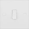 BG 900 Series 20A Single Wall Light Switch White Moulded Square Edge