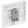 BG 900 Series 20A Single Wall Light Switch White Moulded Square Edge