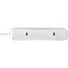 Masterplug Basic 4 Socket Extension Lead 2m Cable Power Strip White