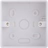 BG PVC Rounded Single Surface Box White 32mm