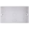 BG PVC Rounded Double Surface Box White 32mm