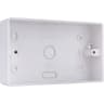 BG PVC Rounded Double Surface Box White 32mm
