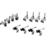 BG Cable Clips Twin & Earth 2.5mm Grey Pack of 50