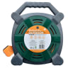 Masterplug Outdoor 2 Socket 20m 13A Weatherproof Cable Reel Grey/Orange