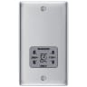 BG Nexus Metal Dual Voltage Shaver Socket 115/240V Brushed Steel/Grey
