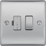 BG Nexus Metal 13A Switched Fused Connection Unit Brushed Steel