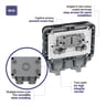 BG Nexus Storm IP66 Weatherproof Double Switched 13A Power Socket