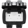 BG Decorative Weatherproof IP66 Double Switched 13A Power Socket