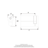 ERA 45/10 6 Pin Euro Profile Single Door Cylinder 55mm Satin