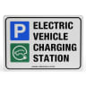 Rolec A4 Landscape Aluminium EV Parking Sign