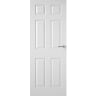 Premdor Internal 6 Panel Textured White Primed Door 2040 x 926 x 40mm