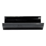FloPlast RGS4B 114mm Square Rainwater Gutter Black