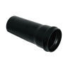 FloPlast SP3B 110mm Single Socketed Soil Pipe Black 3m