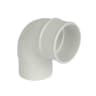 FloPlast RB1W 92½ 68mm Round Rainwater Offset Bend White