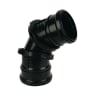 FloPlast SP560G 0-90° 110mm Soil Double Socket Adjustable Bend