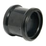 FloPlast SP105B 110mm Soil Double Socket Coupling Black