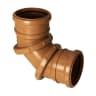 FloPlast D560 0-90° 110mm Underground Double Socket Adjustable Bend