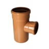 FloPlast 6D198  87½° 160 x 110mm Underground Double Socket Unequal Junction