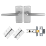 Carlisle Brass Contract Latch Pack Satin Anodised Aluminium