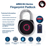 Arrone AR90/54 USB Chargeable Biometric Fingerprint Padlock
