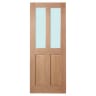 Heritage 4 Panel Glazed Custom Engineered Oak Door