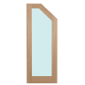 Heritage Pattern 10 Angled Custom Engineered Oak Door