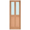 Heritage External Hardwood 4 Panel Glazed Custom Door 44mm - Colour of Choice